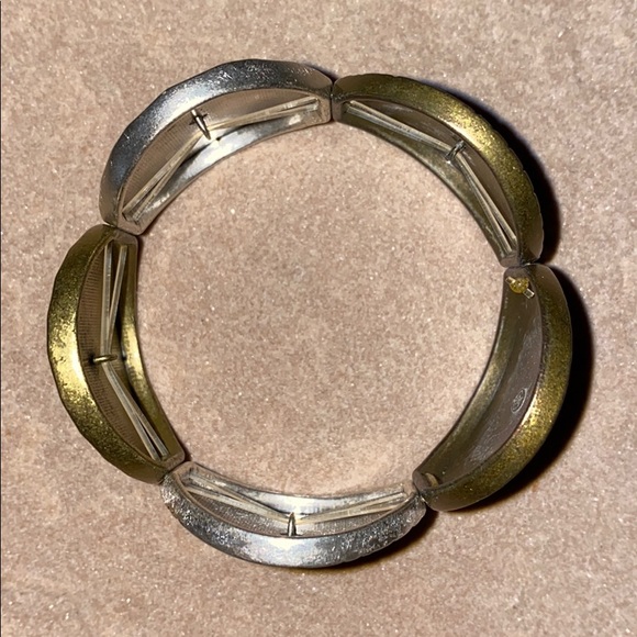 Mixed Color Metal Stretch Bracelet - Picture 3 of 8